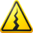 Earthquake map icon